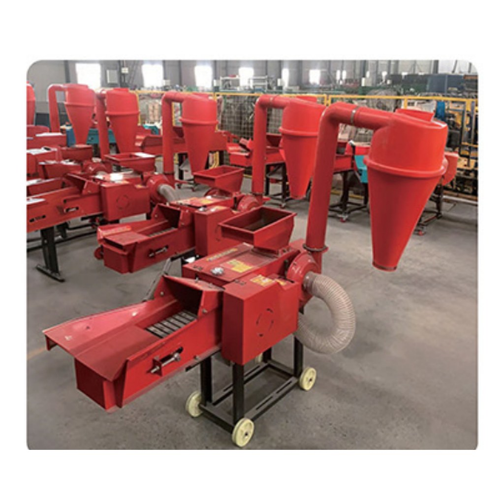 Feed grinder and screw elevator for raw material handling