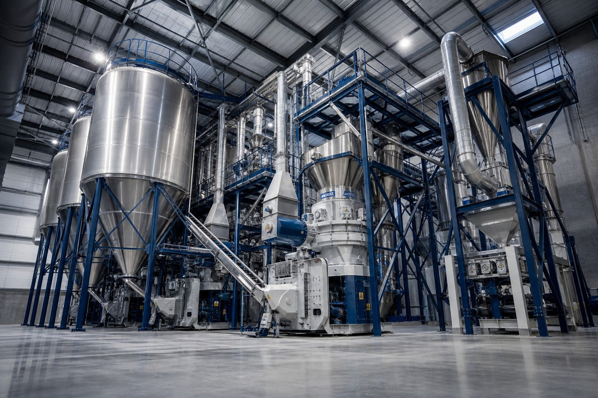 SIDIO feed pellet machine production workshop