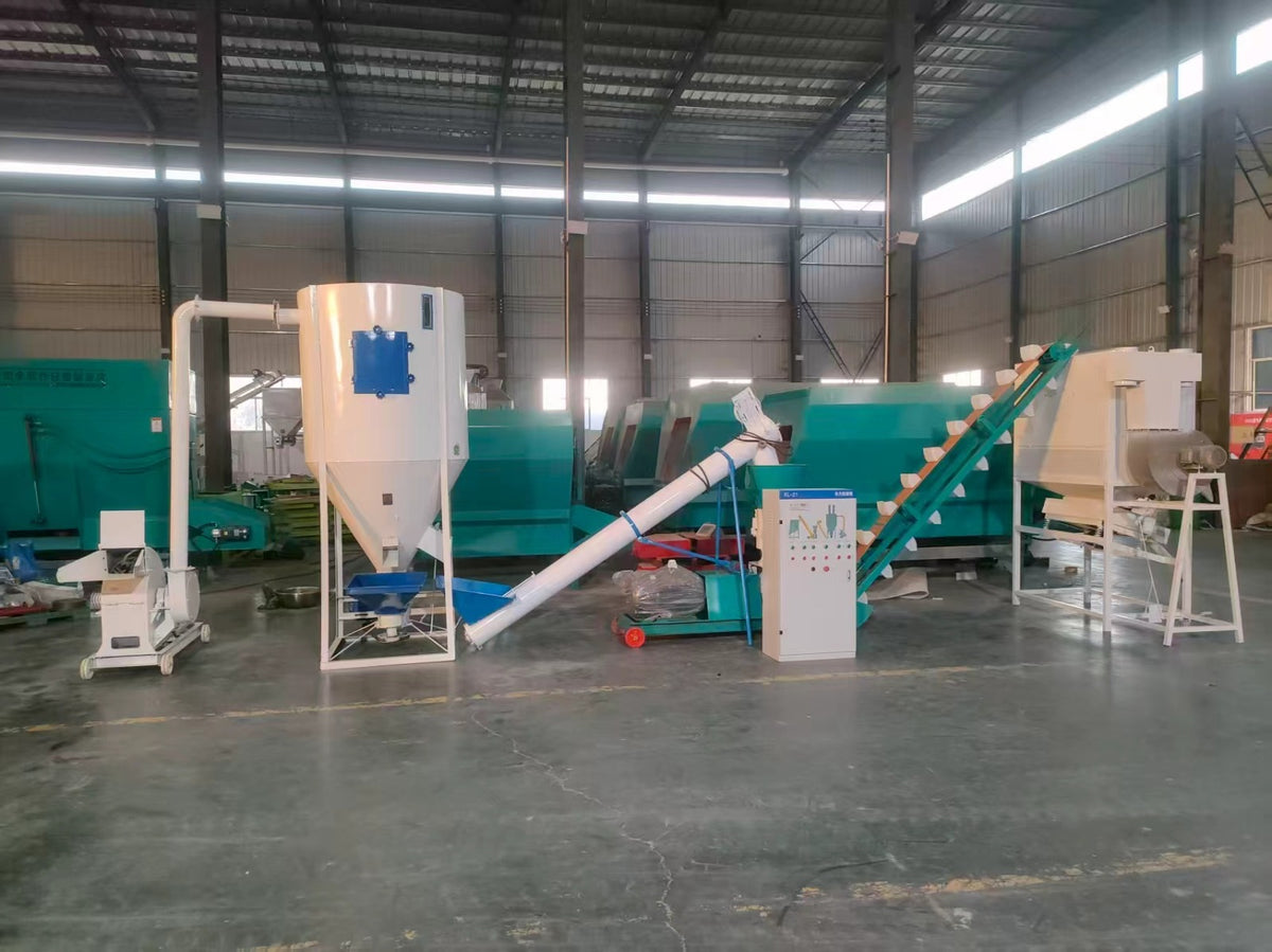 SIDIO feed pellet machine production workshop
