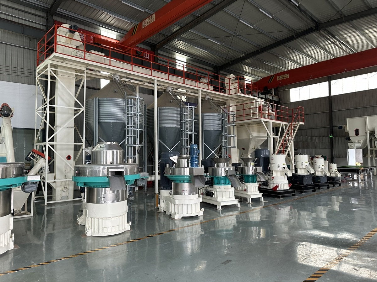 SIDIO feed pellet machine production workshop