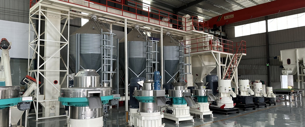 SIDIO Machinery feed pellet machine workshop in Zhengzhou, China