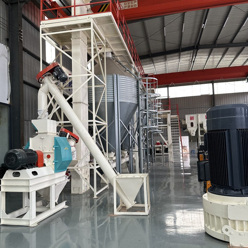 Pellet mill die and roller assembly inside the SIDIO engineering workshop